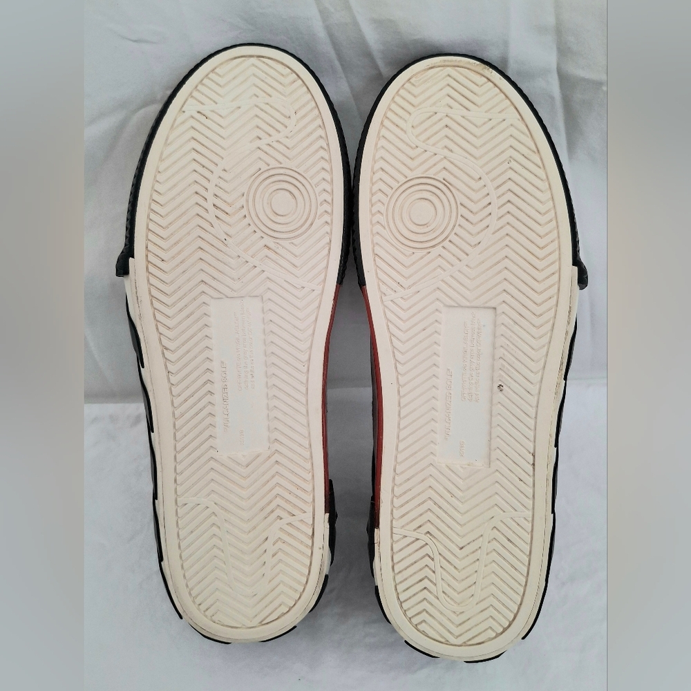 Off-White Men's Unisex Black Suede/Canvas Vulcanized Low Top Sneakers Size 41 - Picture 9 of 13